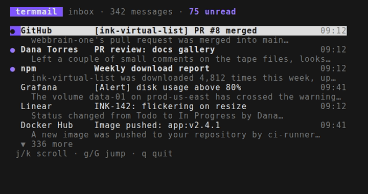 termmail demo